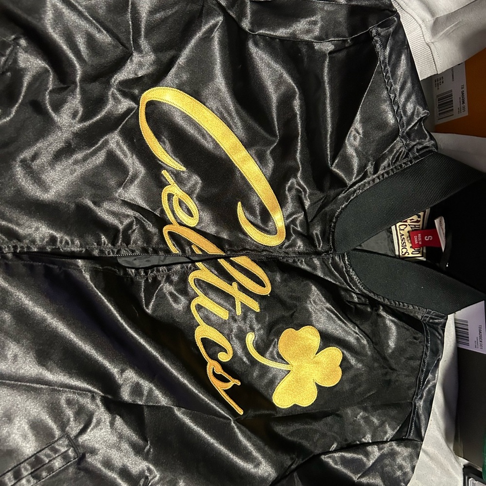 Black and Gold Celtics Jacket